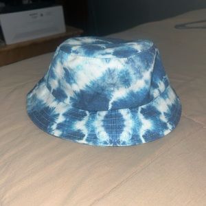 Blue Tie Dye Bucket Hat